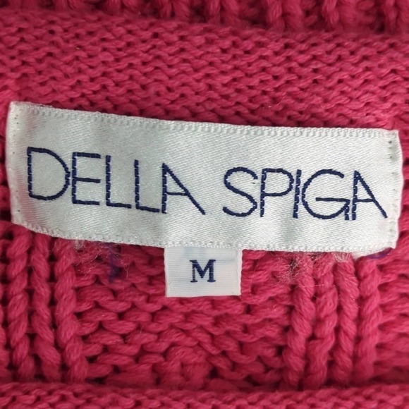 *VINTAGE* DELLA SPIGA Pink Knitted Sweater - Picture 5 of 7